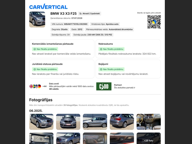 BMW X3 2012 